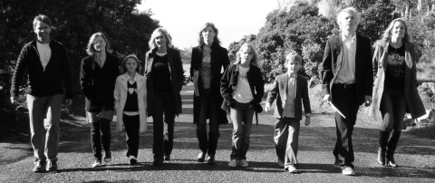 The 9 member Balzat Family.