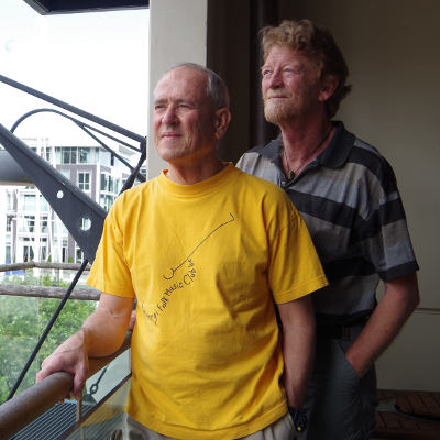 Bob Large and Bevis England